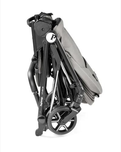 עגלת תינוק ויואצ'ה Vivace עם קיפול סופר קומפקטי, אמבטיה מרווחת ומשודרגת עם מעמד - צבע Mercury