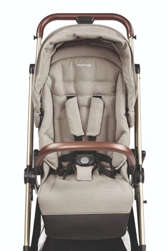 עגלת תינוק ויואצ'ה Vivace עם קיפול סופר קומפקטי, אמבטיה מרווחת ומשודרגת עם מעמד - צבע Astral