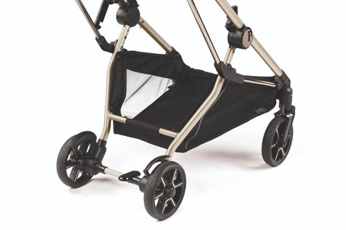 עגלת תינוק ויואצ'ה Vivace עם קיפול סופר קומפקטי, אמבטיה מרווחת ומשודרגת עם מעמד - צבע Astral