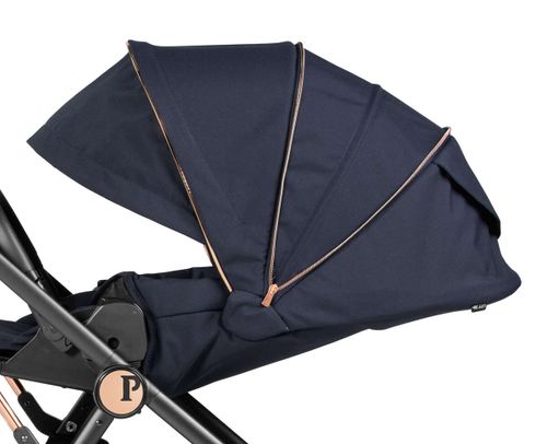 עגלת תינוק ויואצ'ה Vivace עם קיפול סופר קומפקטי, אמבטיה מרווחת ומשודרגת עם מעמד - צבע Astral