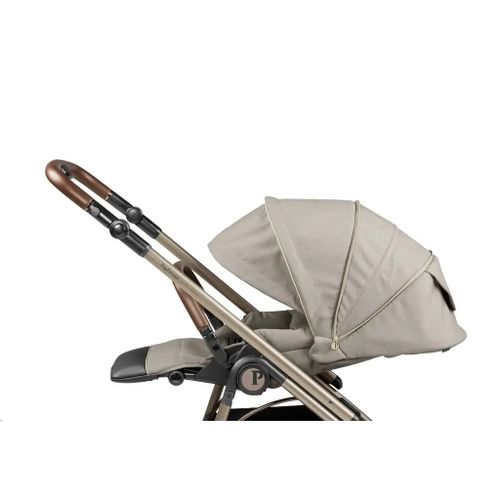 עגלת תינוק ולוצ'ה Veloce עם מנגנון נסיעה חלק, אמבטיה מרווחת ומשודרגת עם מעמד - צבע Astral