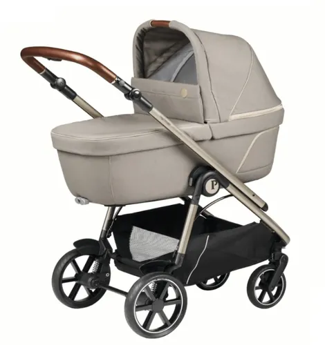 עגלת תינוק ולוצ'ה Veloce עם מנגנון נסיעה חלק, אמבטיה מרווחת ומשודרגת עם מעמד - צבע Astral
