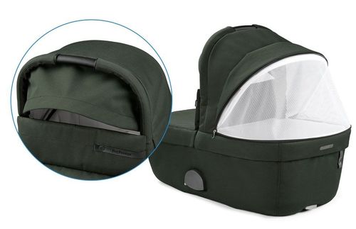 עגלת תינוק ויואצ'ה Vivace עם קיפול סופר קומפקטי, אמבטיה מרווחת ומשודרגת עם מעמד - צבע Green