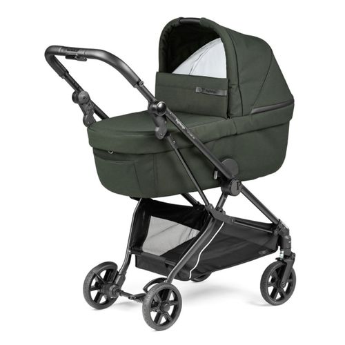 עגלת תינוק ויואצ'ה Vivace עם קיפול סופר קומפקטי, אמבטיה מרווחת ומשודרגת עם מעמד - צבע Green