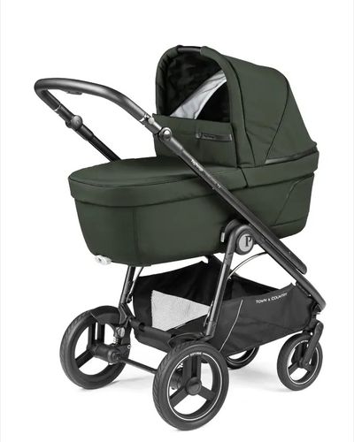 עגלת תינוק ולוצ'ה Veloce עם מנגנון נסיעה חלק, אמבטיה מרווחת ומשודרגת עם מעמד - צבע Green