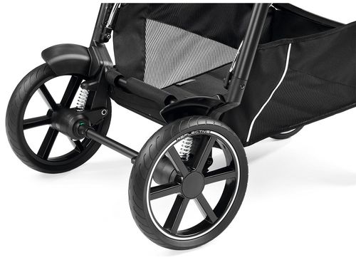 עגלת תינוק ולוצ'ה Veloce עם מנגנון נסיעה חלק, אמבטיה מרווחת ומשודרגת עם מעמד - צבע Green