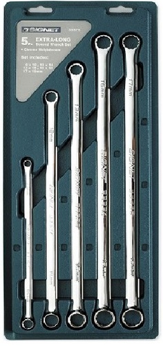 סט מפתחות רינג רינג שטוח ארוך 8-19 מ