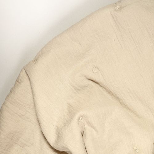 סט מצעים 3 חלקים לעריסת תינוק מבד 100% כותנה טטרא - ג'קארד בז'