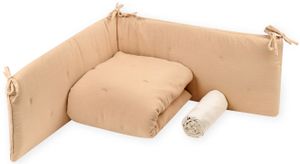 סט מצעים 3 חלקים לעריסת תינוק מבד 100% כותנה טטרא - ג