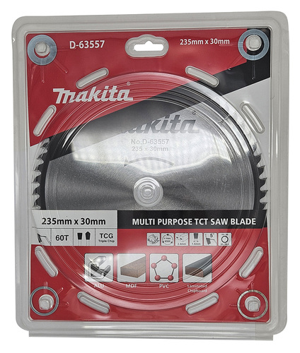 להב TCT למסור 235X60 סיבית/אלומיניום MAKITA