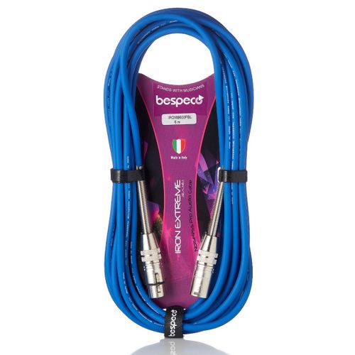 זוית נוספת Bespeco IROMB100PBL Microphone cable
