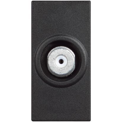 שקע TV טלוויזיה 1 מודול שחור CLASSIA