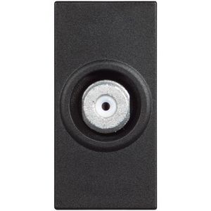 שקע TV טלוויזיה 1 מודול שחור CLASSIA