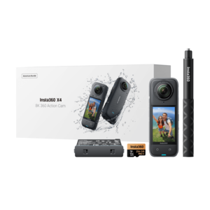 מצלמה עם קיט אביזרים Insta360 X4 Adventure kit