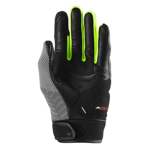 כפפות קיץ מעור / בד שחור / אפור / צהוב - FURYGAN JACK GLOVES