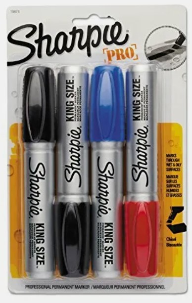 4 לורדים פרמנטיים עבים  SHARPIE KING SIZE 
