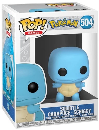 בובת פופ משחקים: פוקימון – סקויירטל - Funko POP! Games: Pokemon – Squirtle #504