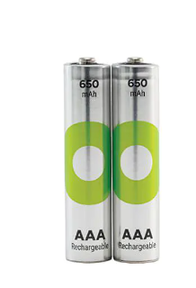 זוג סוללות 1.2V 650mA AAA NiMH