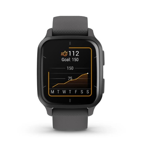 שעון ספורט חכם Garmin Venu Sq 2 אפור
