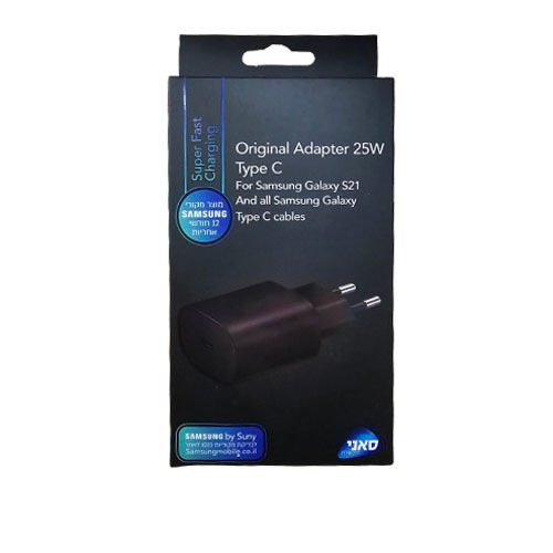 מטען קיר מהיר 25W ללא כבל Type C ל-Type C למכשירי Samsung סמסונג יבואן רשמי סאני