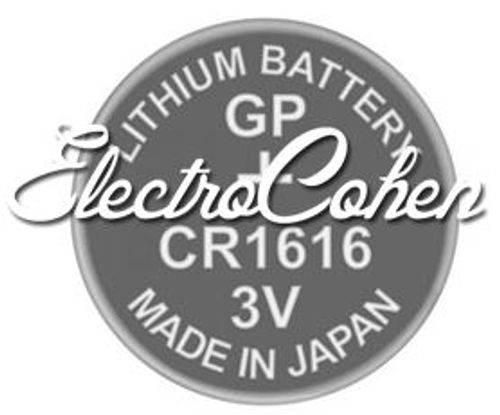 50 סוללות כפתור ליתיום איכותית CR1616 GP