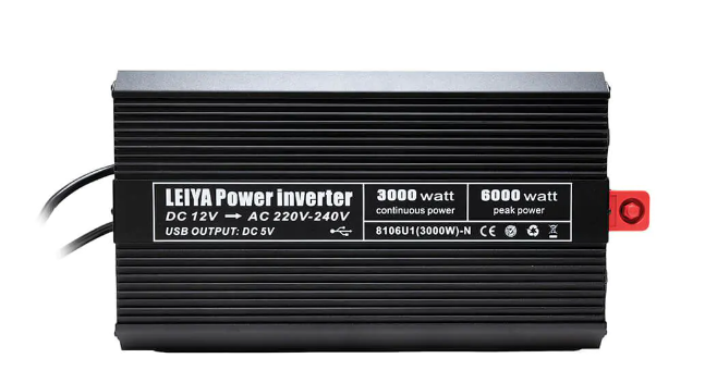 ממיר מתח לרכב 12V ל- 220V הספק 3000W+ יציאת USB 