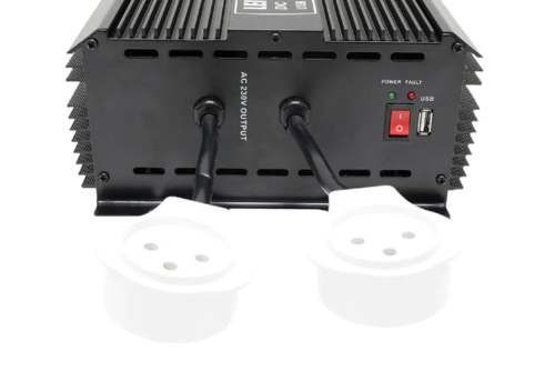 ממיר מתח לרכב 12V ל- 220V הספק 3000W+ יציאת USB 