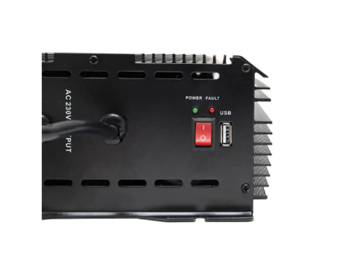 ממיר מתח לרכב 12V ל- 220V הספק 2000W+ יציאת USB 