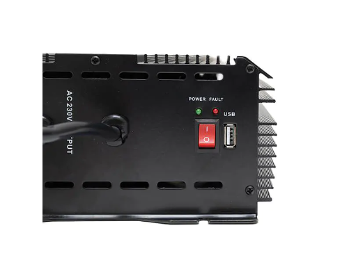 ממיר מתח לרכב 12V ל- 220V הספק 2000W+ יציאת USB 