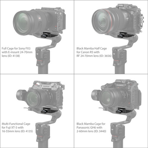SmallRig Arca-Swiss Mounting Baseplate 4195 for DJI RS 3 Mini