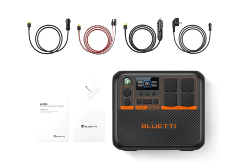 פאנל סולארי 200W מתנה!!!! בקניית תחנת כוח ניידת BLUETTI AC200PL 2304WH