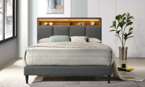 מיטה זוגית עם אחסון דגם קאפרי