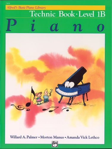 ספר תווים Alfred's Basic Piano Library: Technic Book 1B