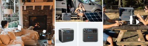 פאנל סולארי 200W מתנה!!!! תחנת כח ניידת BLUETTI AC200P 2000WH
