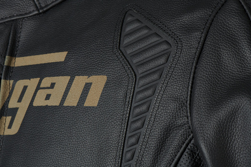 מעיל עור פוריגן שחור - FURYGAN SHERMAN EVO LEATHER JACKET