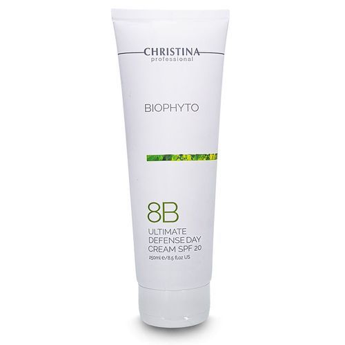 קרם הגנה אולטימיט דפנס דמי דיי קרם BIO PHYTO 8B SPF20כריסטינה 250 מ״ל 