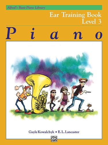 ספר תווים Alfred's Basic Piano Library: Ear Training Book 3