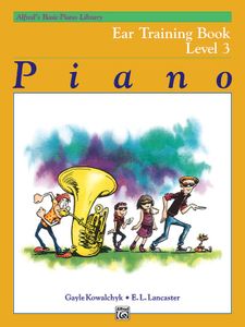 ספר תווים Alfred's Basic Piano Library: Ear Training Book 3