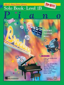 ספר תווים Alfred's Basic Piano Library: Top Hits! Solo Book 1B