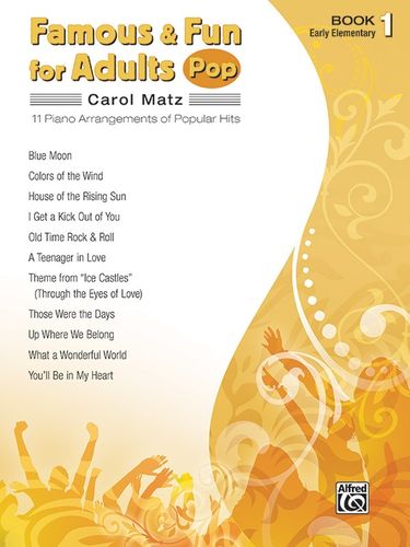 ספר תווים Famous & Fun for Adults: Pop, Book 1