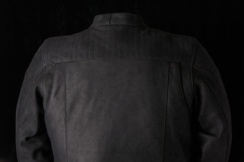 מעיל עור פוריגן שחור - FURYGAN CLINT EVO LEATHER JACKET