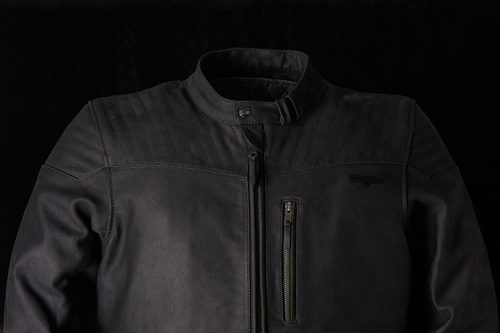 מעיל עור פוריגן שחור - FURYGAN CLINT EVO LEATHER JACKET