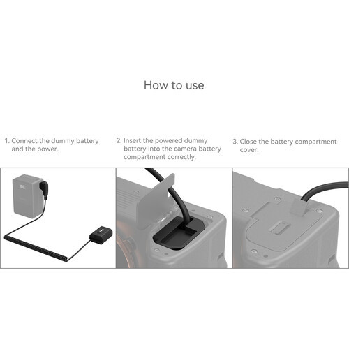 SmallRig 4253B D-Tap to Sony NP-FZ100 Dummy Battery Power Cable
