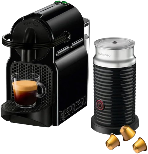 מכונת נספרסו כולל מקציף NESPRESSO INISSIA דגם EN80.BAE