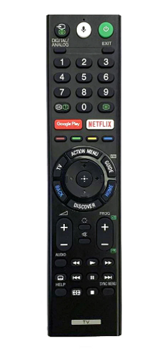 שלט תואם אוניברסלי לטלוויזיה חכמה סוני SONY SMART TV RMT-TX310E