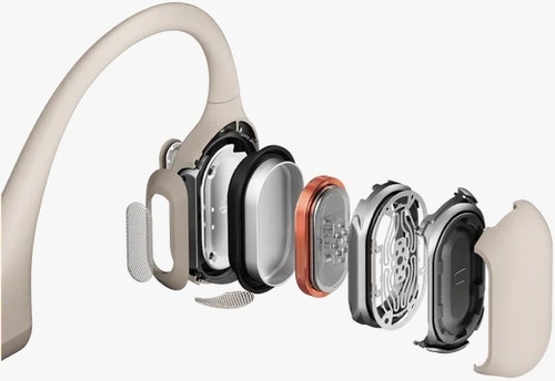 אוזניות עצם אלחוטיות Shokz OpenRun Pro - צבע בז'