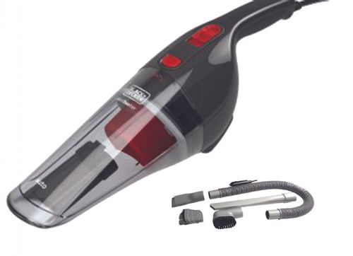 שואב אבק לרכב 12V + אביזרים