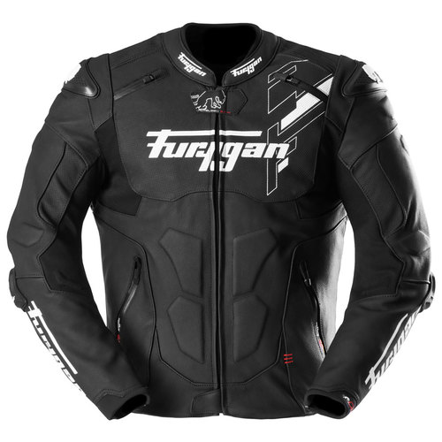 מעיל עור פוריגן שחור - FURYGAN RAPTOR 3 EVO LEATHER JACKET