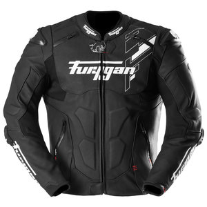 מעיל עור פוריגן שחור - FURYGAN RAPTOR 3 EVO LEATHER JACKET