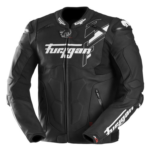 מעיל עור פוריגן שחור - FURYGAN RAPTOR 3 EVO LEATHER JACKET